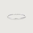 Linked Edge Silver Kada,,hi-res view 3