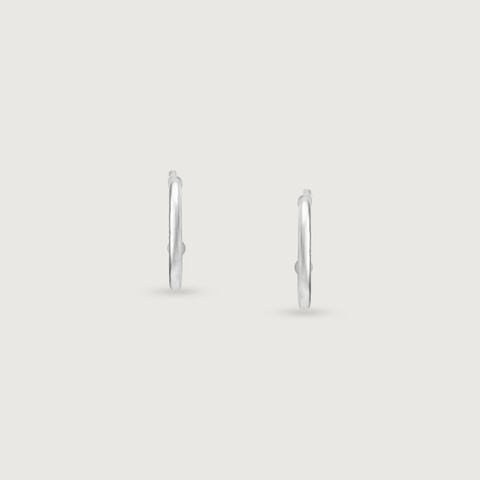 Playful Swirl Silver Drop Earrings
