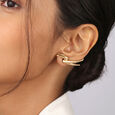 Comet Ear Climber Stud Earring,,hi-res view 1