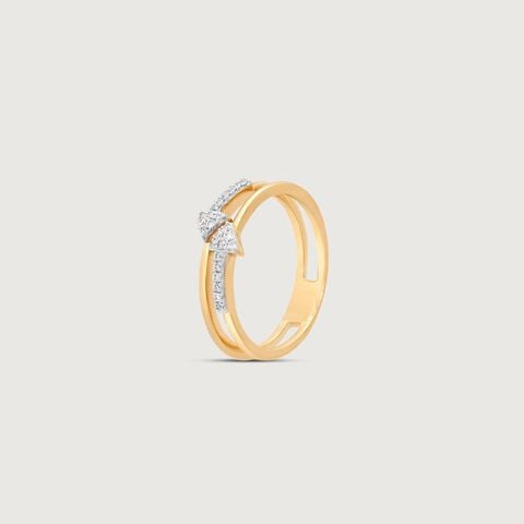 Directional Grace Diamond Ring