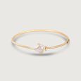 Modern Knot Pearl Bangle,,hi-res view 3