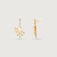 Celestial Opal & Diamond Drop Earrings,,hi-res view 4