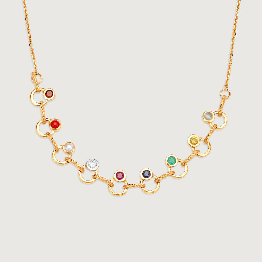 Navratna pendant tanishq sales