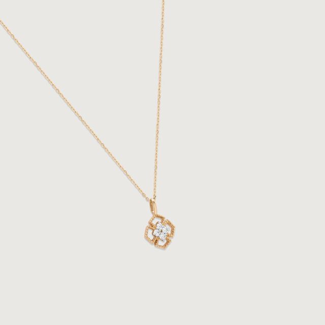 Bloom Crest Diamond Necklace,,hi-res image number null