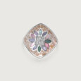 Mother of Pearl Oasis Silver Ring,,hi-res view 3