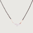 Whispering Waves Gold and Diamond Mangalsutra,,hi-res view 3