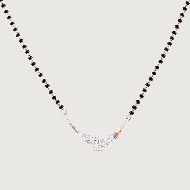 Whispering Waves Gold and Diamond Mangalsutra,,hi-res image number null