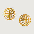 Perfectly Paired Gold & Diamond Stud Earrings,,hi-res view 3