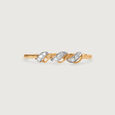 Whispering Waves 14 Kt Gold & Diamond Ring,,hi-res view 3
