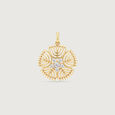 Sculpted Aura Diamond Pendant,,hi-res view 3
