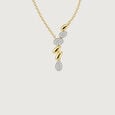 Cascading Rhythm Diamond Necklace,,hi-res view 1