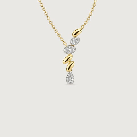 Cascading Rhythm Diamond Necklace