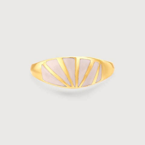 Airy Radiant Gold Ring