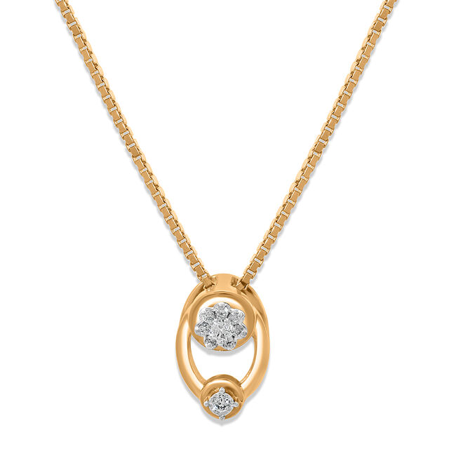 Mamma Mia 14 KT Yellow Gold Iconic  Pendant,,hi-res view 1