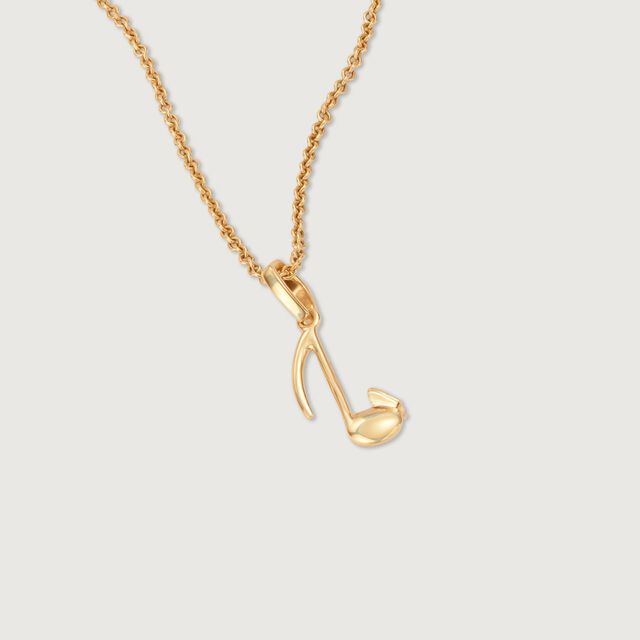 Musician's Muse 14KT Gold Pendant,,hi-res image number null