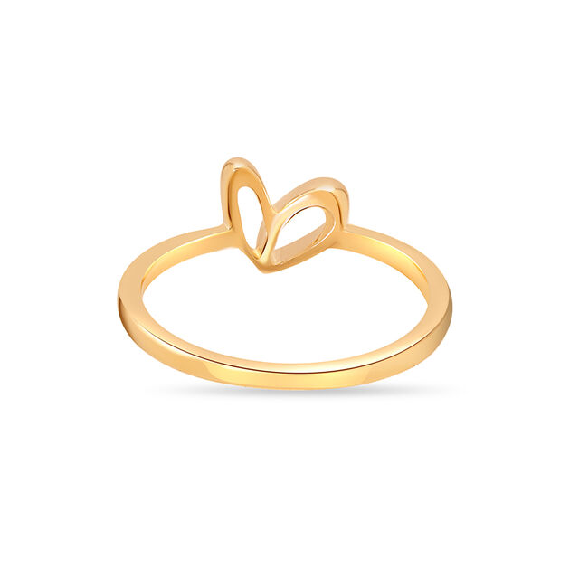 14KT Yellow Gold Rare Love Finger Ring,,hi-res view 5