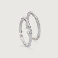 Chic Circlet Silver Toe Ring for Women,,hi-res view 2