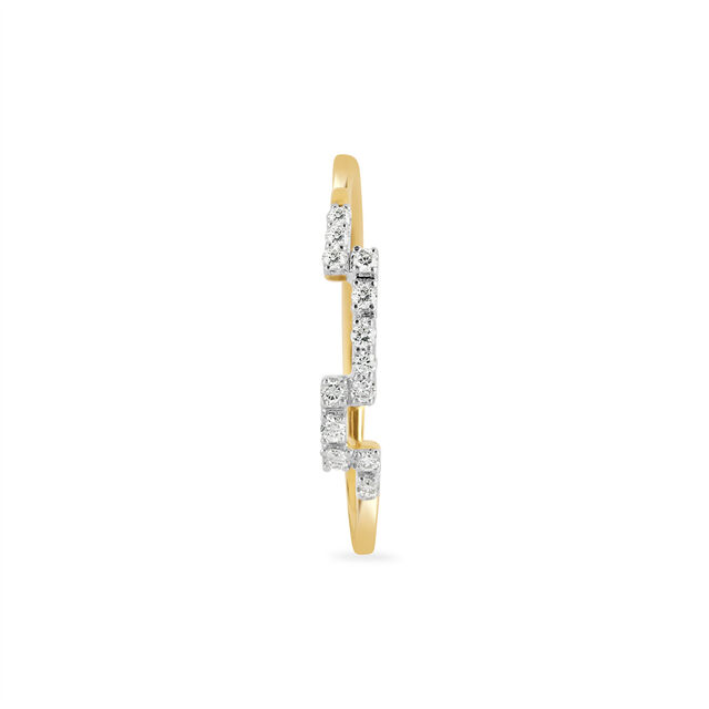 14KT Yellow Gold Martini Finger Ring,,hi-res view 3