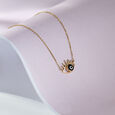 Watchful Wonder Evil Eye Gold Pendant with Chain,,hi-res view 1
