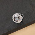 Mother of Pearl Starry Silver Ring,,hi-res view 1