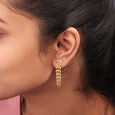 Ripples of Love 14KT Yellow Gold Drop Earrings,,hi-res view 2
