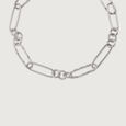 Bold Textured Silver Bracelet,,hi-res view 4