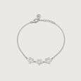 Cheeky Bloom Silver Bracelet,,hi-res view 3
