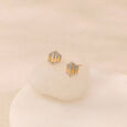 Striking Fanlight Diamond Stud Earrings,,hi-res view 1