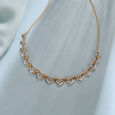 Geometric Chic Gold & Diamond Necklace,,hi-res view 1