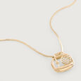 Retro Boombox Gold Pendant,,hi-res view 4