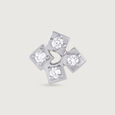 Retro Charm Gold & Diamond Nose Pin,,hi-res view 2