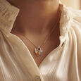 Striking Radiant Diamond Necklace,,hi-res view 2