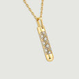 Intricate Crisscross Diamond Pendant,,hi-res view 3