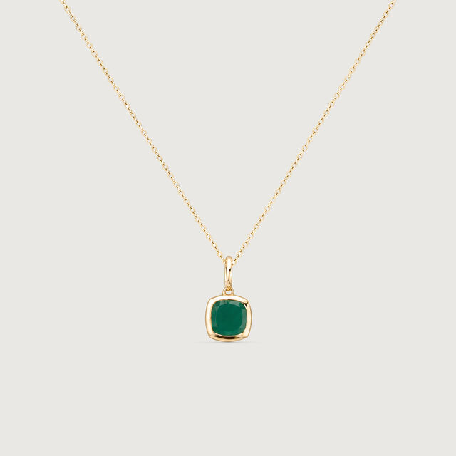Lustrous Verdant Onyx Necklace,,hi-res image number null
