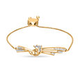 14KT Yellow Gold Fancy Diamond Burst Bracelet,,hi-res view 1
