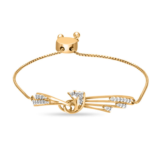 14KT Yellow Gold Fancy Diamond Burst Bracelet,,hi-res image number null