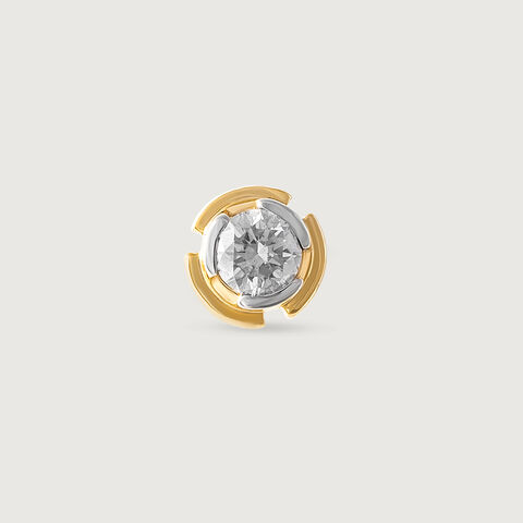 Orbit Spark Gold and Diamond Nose Pin