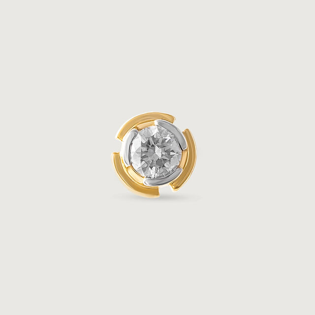 Orbit Spark Gold and Diamond Nose Pin,,hi-res image number null