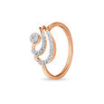 18 KT Rose Gold Charming Ring,,hi-res view 1