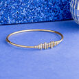 Luminous Connect Gold & Diamond Bangle,,hi-res view 1