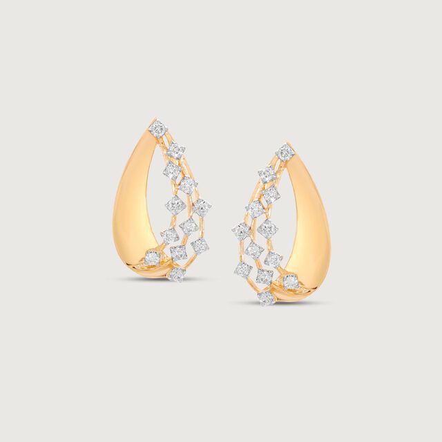 Pinwheel Diamond Stud Earrings,,hi-res image number null