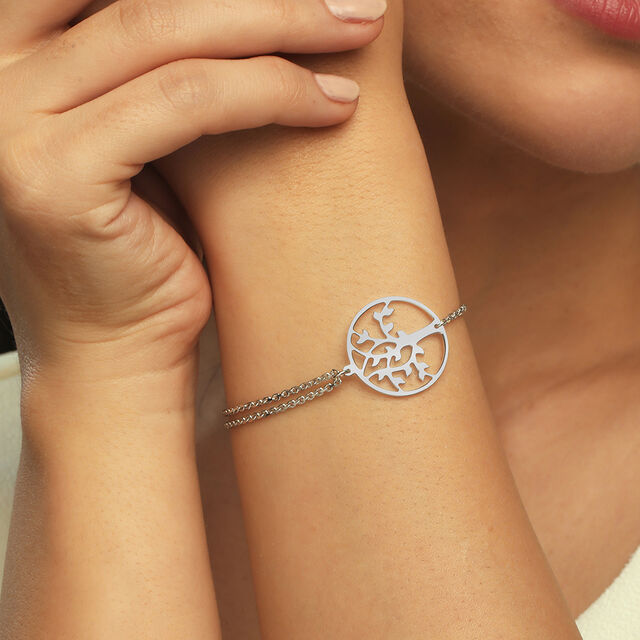 Forest Bound Silver Bracelet,,hi-res image number null