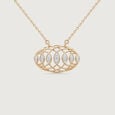 Interwoven Rhythm Diamond Necklace,,hi-res view 3