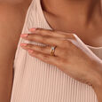 Lustrous Divide 14KT Gold & Diamond Ring,,hi-res view 2