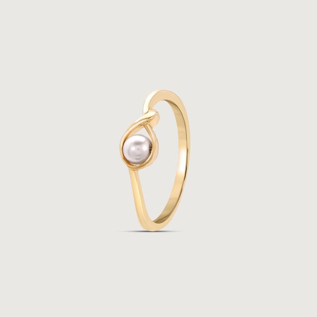 Twist Bloom Pearl Ring,,hi-res image number null
