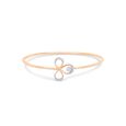 14KT Rose Gold Lovely Diamond Bangle,,hi-res view 1