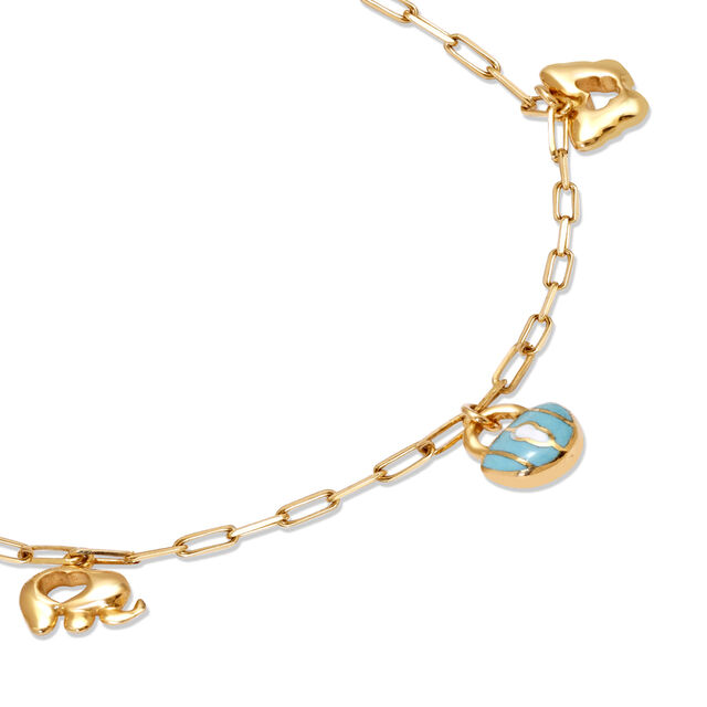 18KT Charming Aurora Ensemble Yellow Gold Bracelet,,hi-res image number null