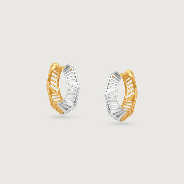 Versatile Radiant Gold Hoop Earrings,,hi-res image number null