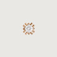 Radiant Ray Gold and Diamond Nose Pin,,hi-res view 3