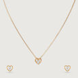 Love Sparkle 14 Kt Gold Necklace Set,,hi-res view 3